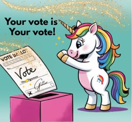 Your vote is your vote!